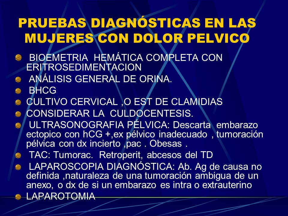 Dolor pelvico izquierdo embarazo